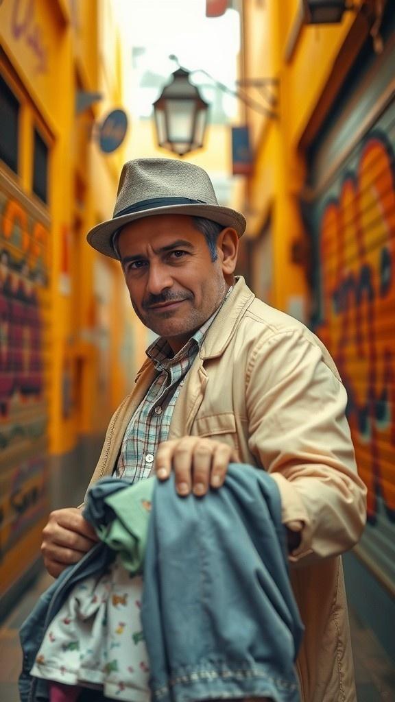 Youssef et ses baskets écologiques