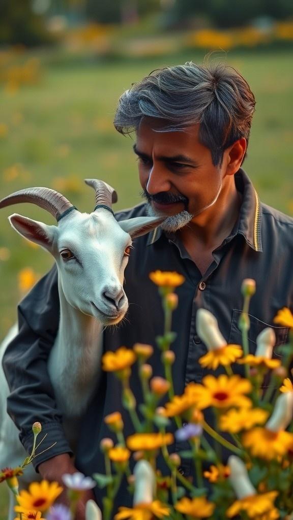 کسان اور اس کی بکری کے تین بچے