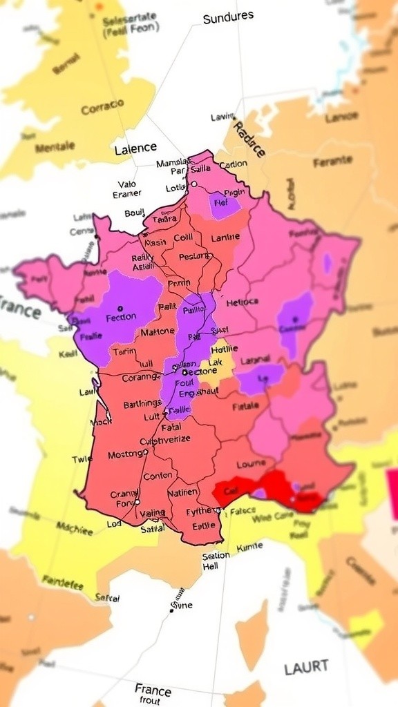 Un voyage à travers les régions de France