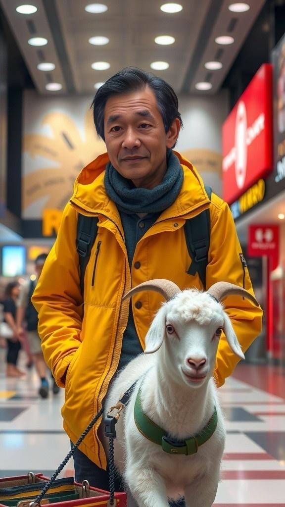 Kambing Kunjungi Mall