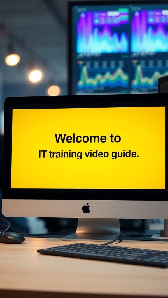 Créer une vidéo de formation en informatique