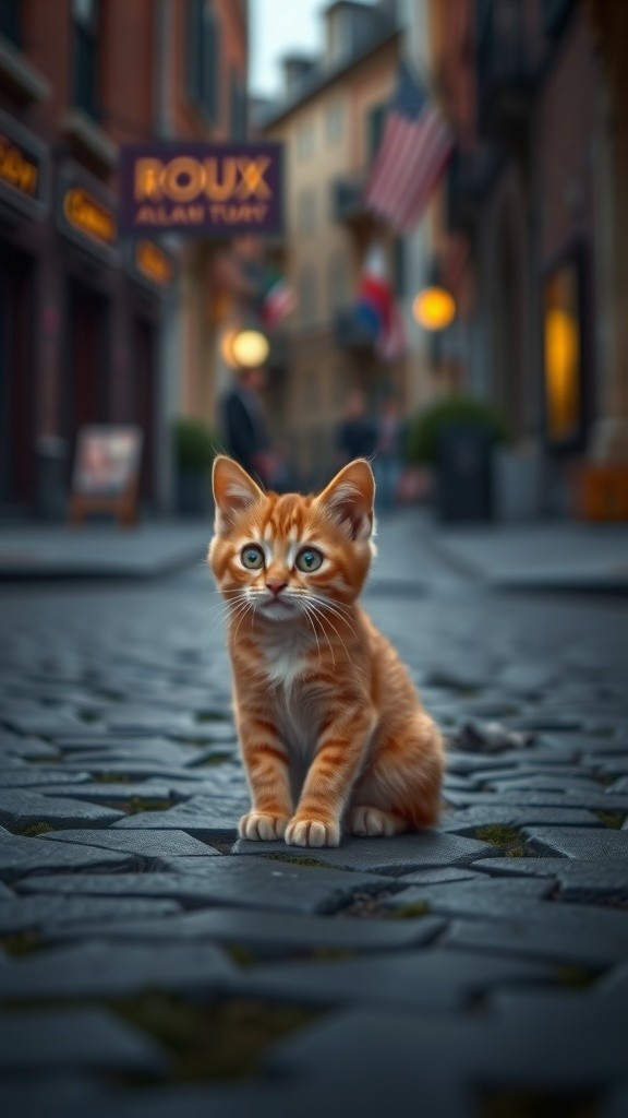 Le Chat Perdu dans la Rue