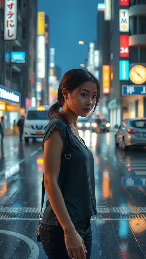 A Magical Rainy Night in Tokyo