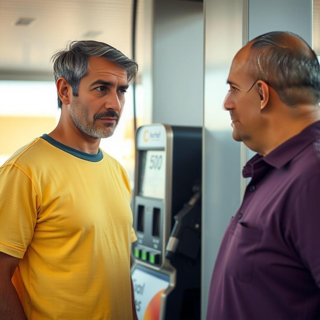 Atención al cliente en la estación de gasolina