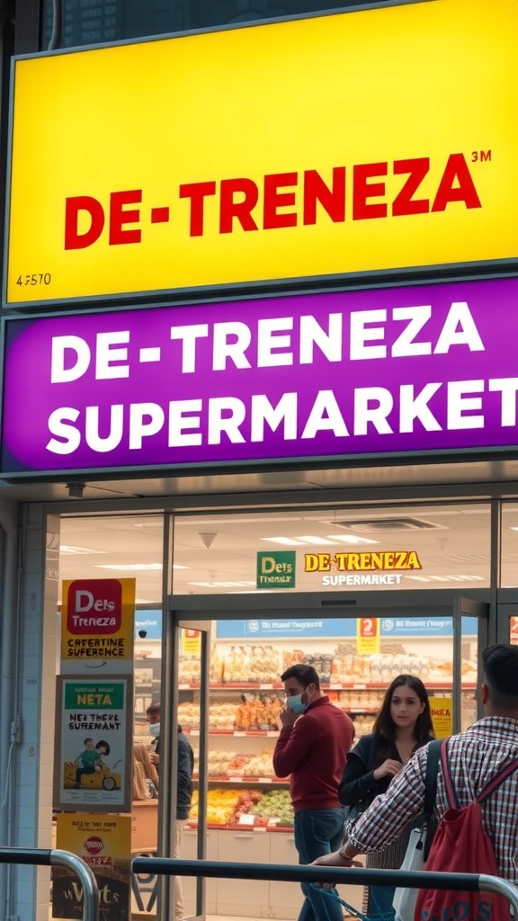 Shopping at DE-TRENEZA Supermarket: Finding Rice and Spaghetti!