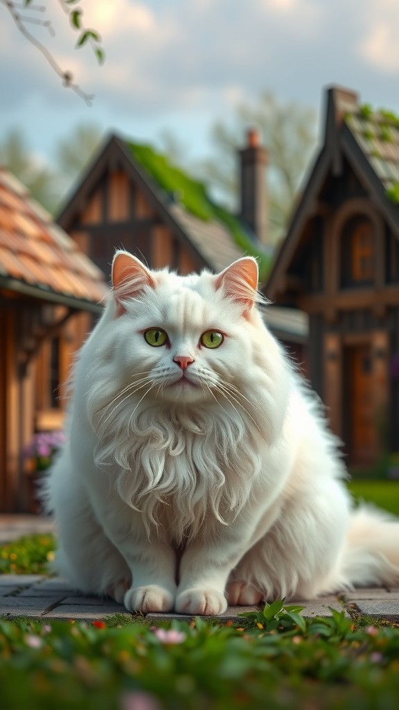 The Friendly Cat of the Peaceful Village