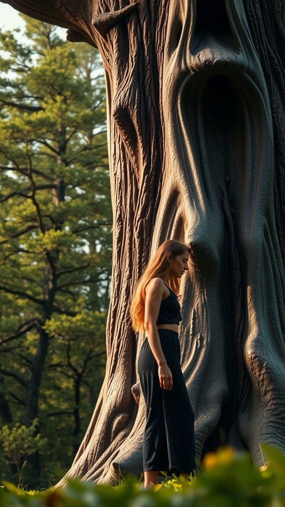 The Little Girl and the Whispering Woods