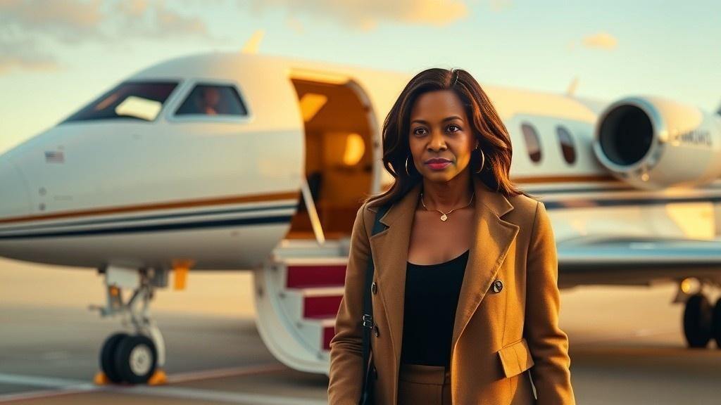 Arrivée d'Étienne Malisawa en Jet Privé