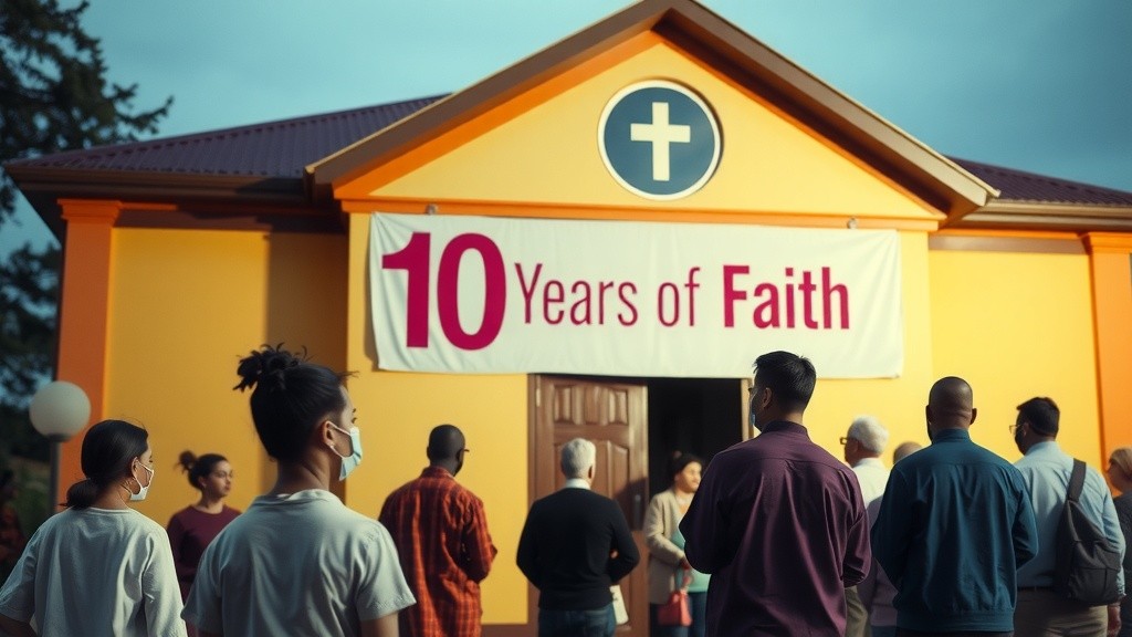 A Celebration of 10 Years: Church Anniversary Story