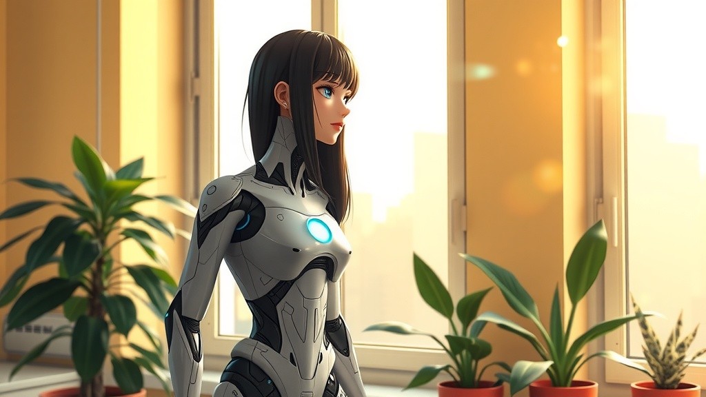 Aiko: The Cleaning Robot Girl in Action