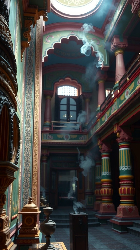 Sacred Moments: Love and Devotion at the Temple