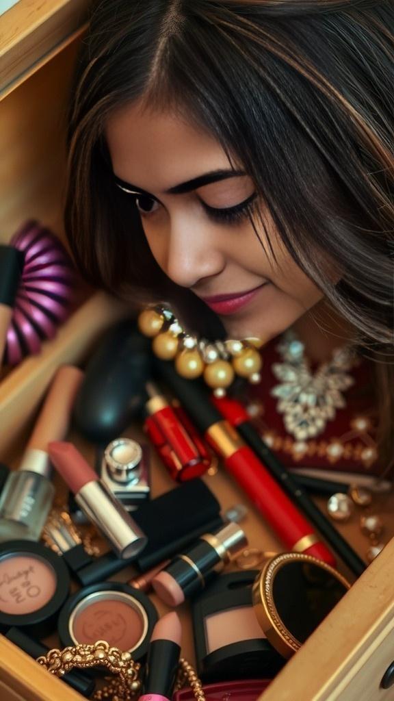 Transform Your Routine with GlamLuxe: The Ultimate Makeup Organizer!