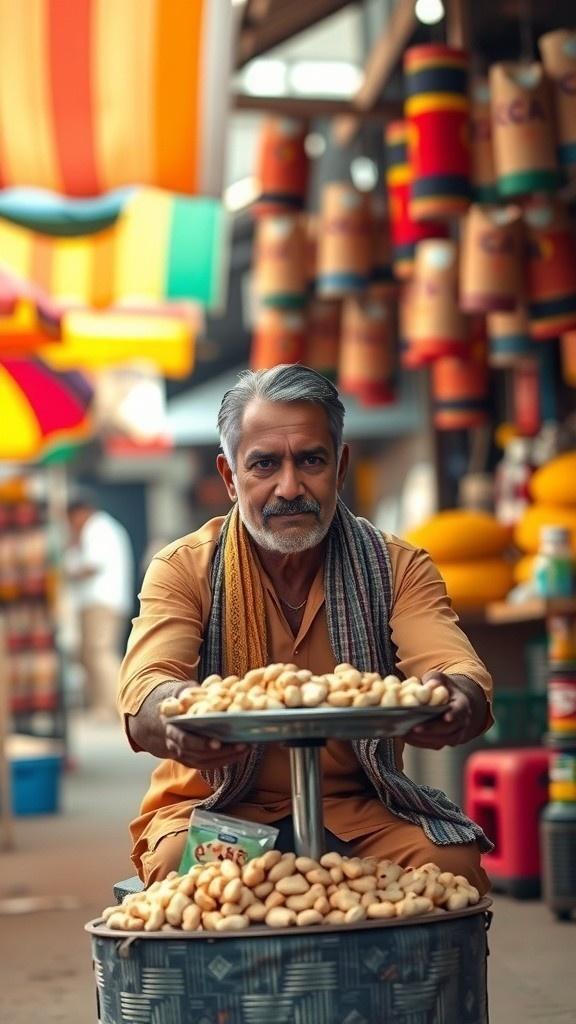 বাদাম বিক্রির মোহে: হাস্যকর কথোপকথন