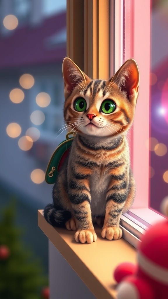 A Dedicated Cat's Journey for Her Kittens