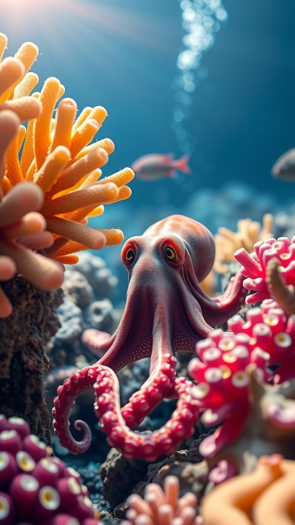 Octopus Intelligence: Master of Camouflage and Problem Solving!