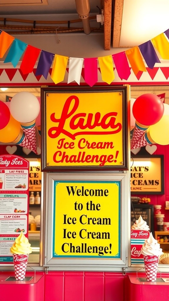 Lava Ice Cream Challenge Gone Wrong