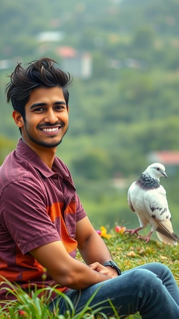 সিফাত এবং তার প্রিয় পায়রা মেঘের বন্ধুত্ব