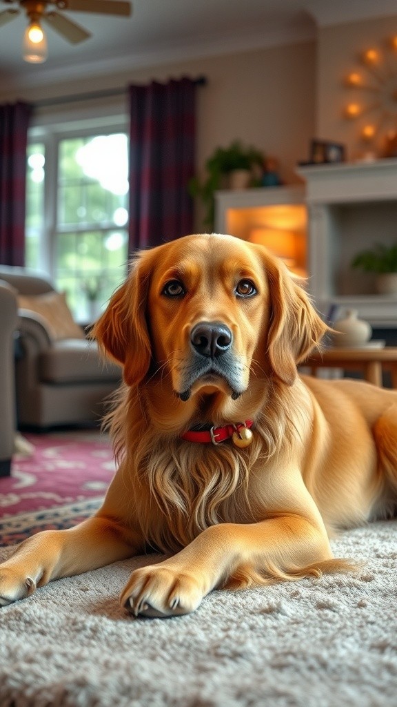 Golden Retriever's Dream of Dim Sum Adventures with Master