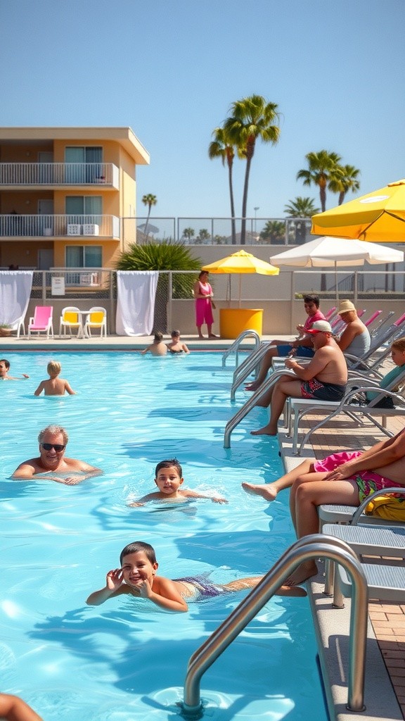 Chubby Daddy Poolside Fun