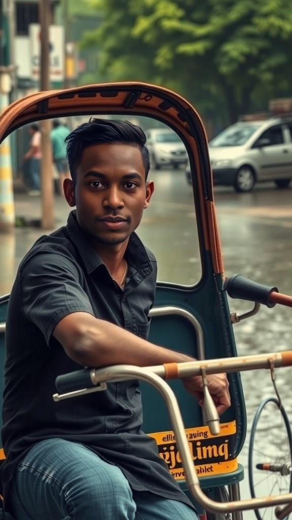 हवा में पानी: रिक्शा दुर्घटना और हास्य भरी मुसीबत