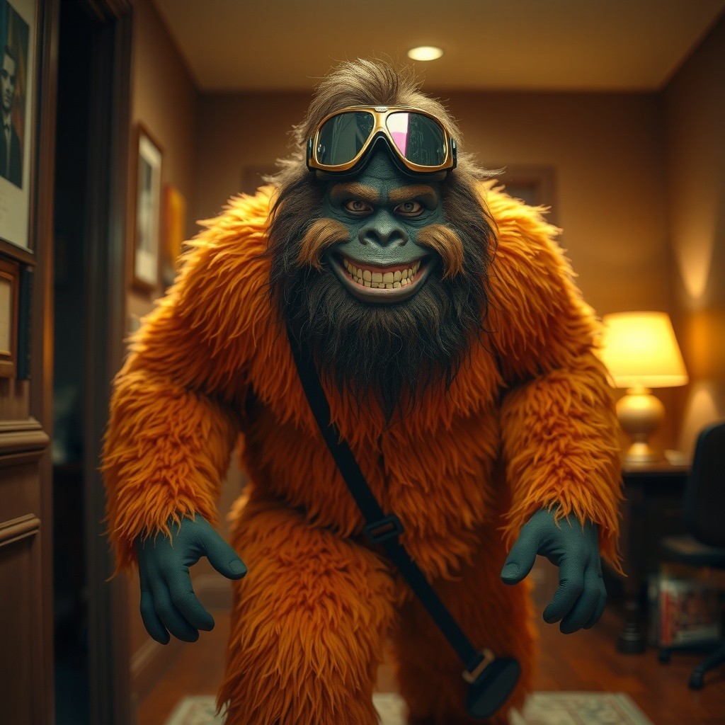 Bigfoot's Bank Heist: A Hairy Situation!