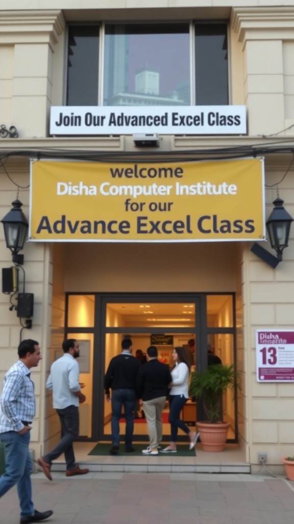 Elevate Your Skills with Our Advanced Excel Course at Disha Computer Institute!