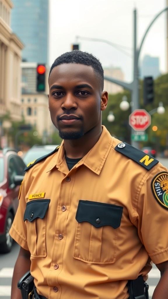 Mr Koné: Un policier en action