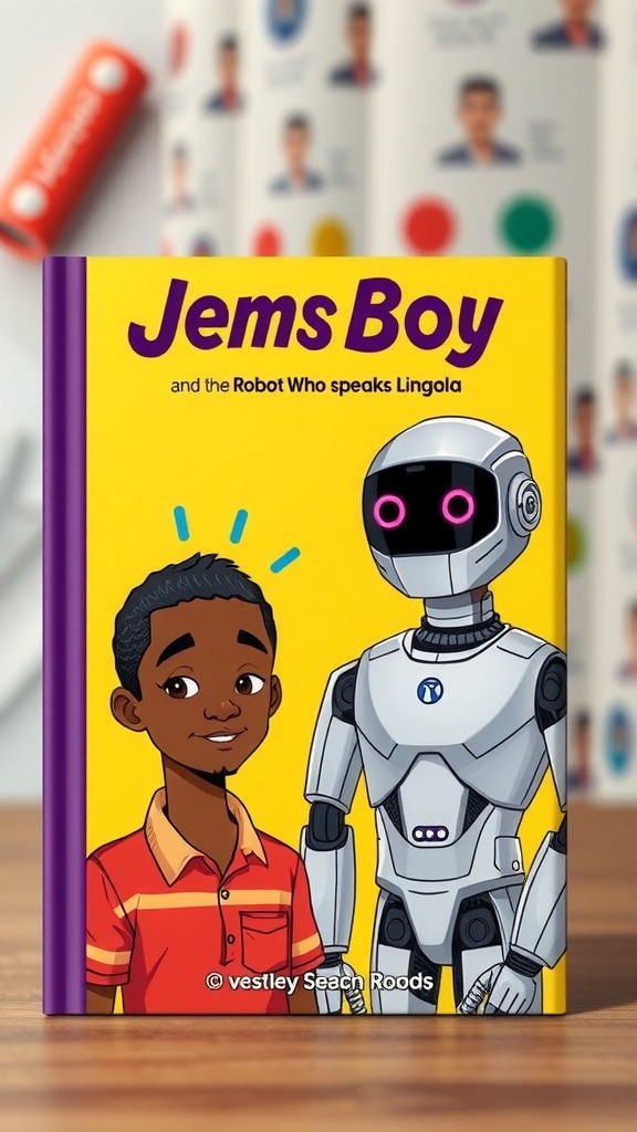JemsBoy et son robot Lingala au lycée