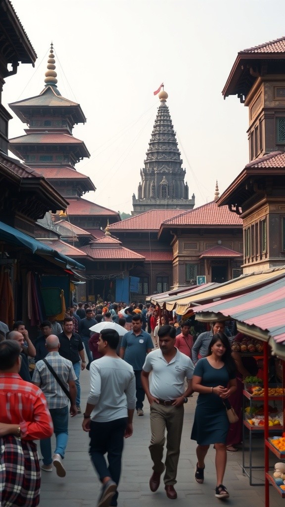 Nepali People in Durbar Square: UMLand Rising Sun Bags
