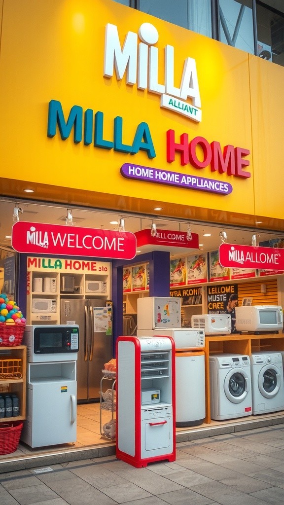 Explore a Vibrant World of Home Appliances at MILLA HOME!