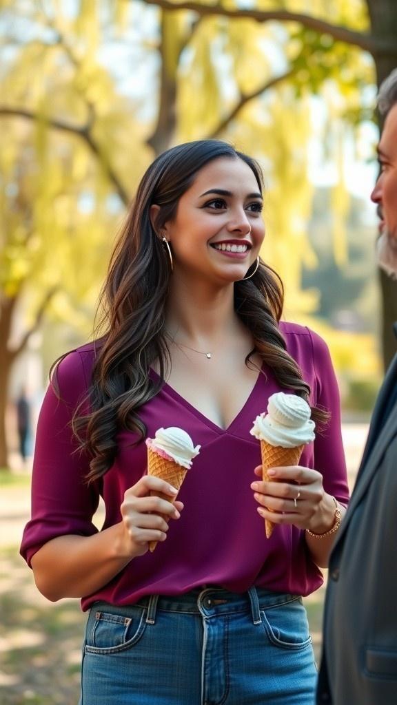 L'argent et le bonheur : Une glace pour preuve!