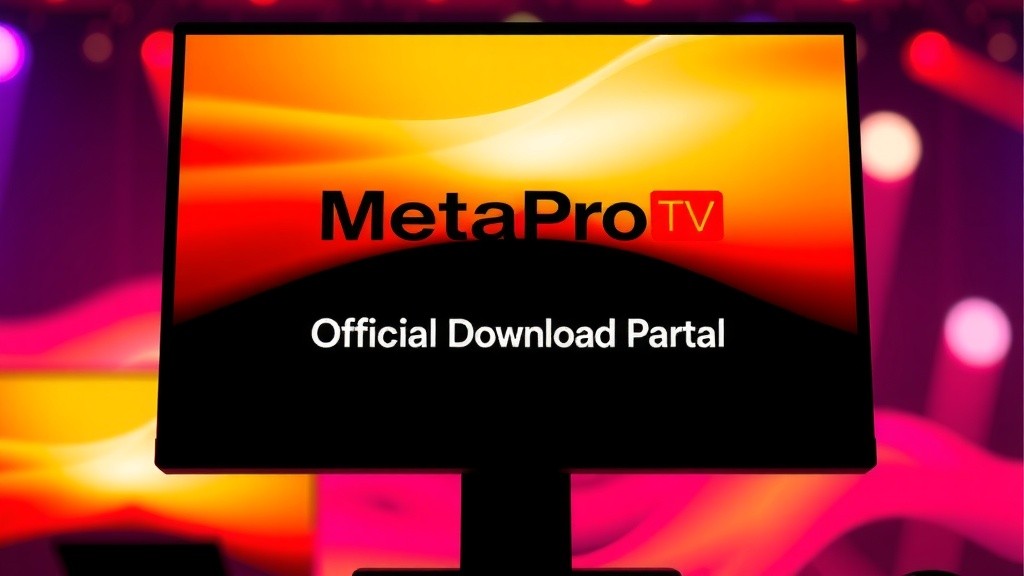Guide d'installation rapide de l'application MetaProTV