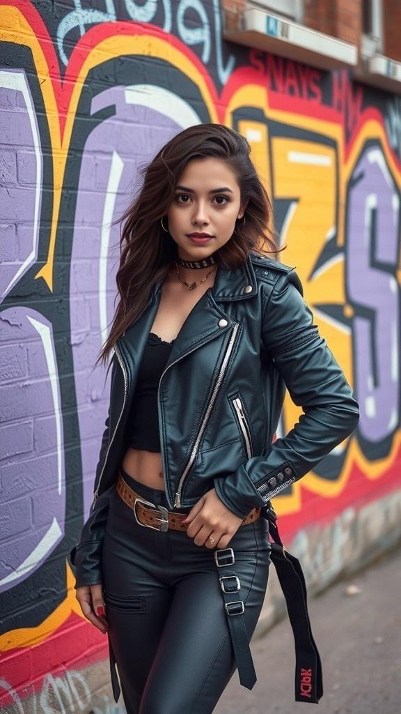 Chica Rockera Deslumbrante