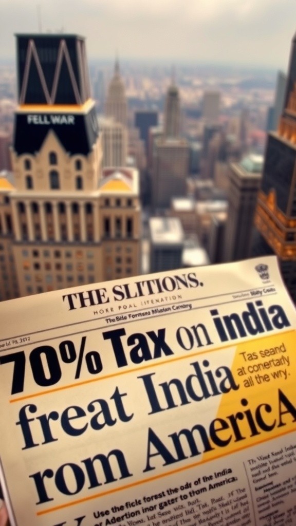 अमेरिका ने भारत पर लगाया 50% टैक्स! जानें क्या होगा असर?