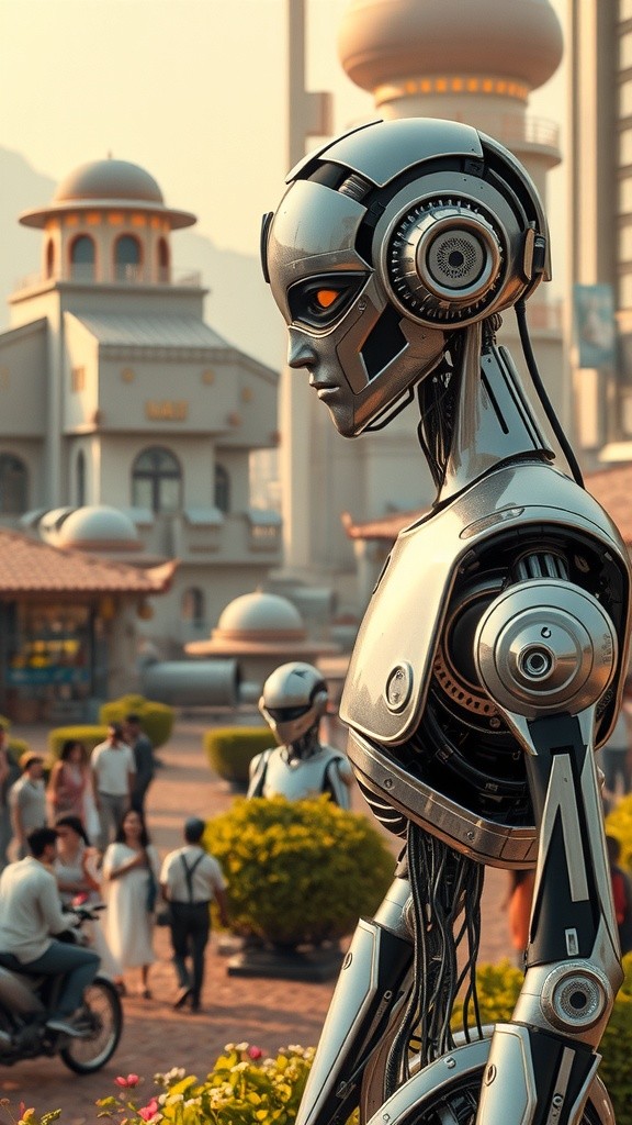 AI Ka Gaon: Hardoi Mein Robot Ki Pehli Dafa!