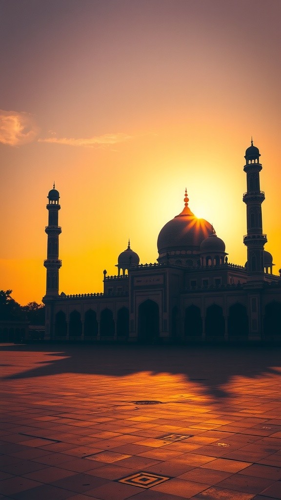 The Evening Harmony at Badshahi Mosque