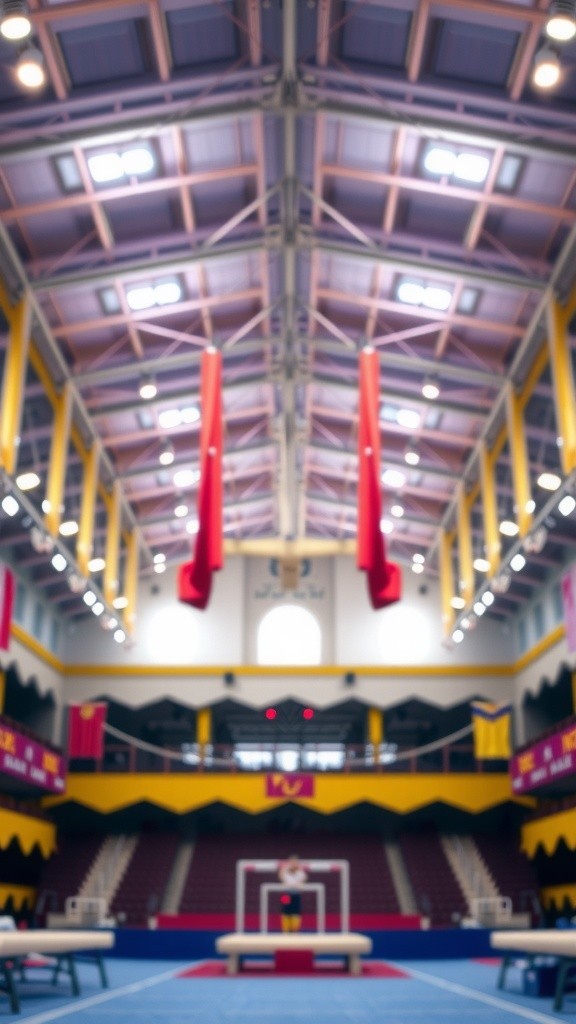 Precision Stretching: Coach Supports Young Gymnast in Perfect Split