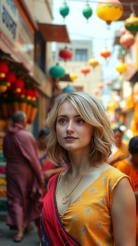 American Girl Golgappa Kha Rahi Hai!