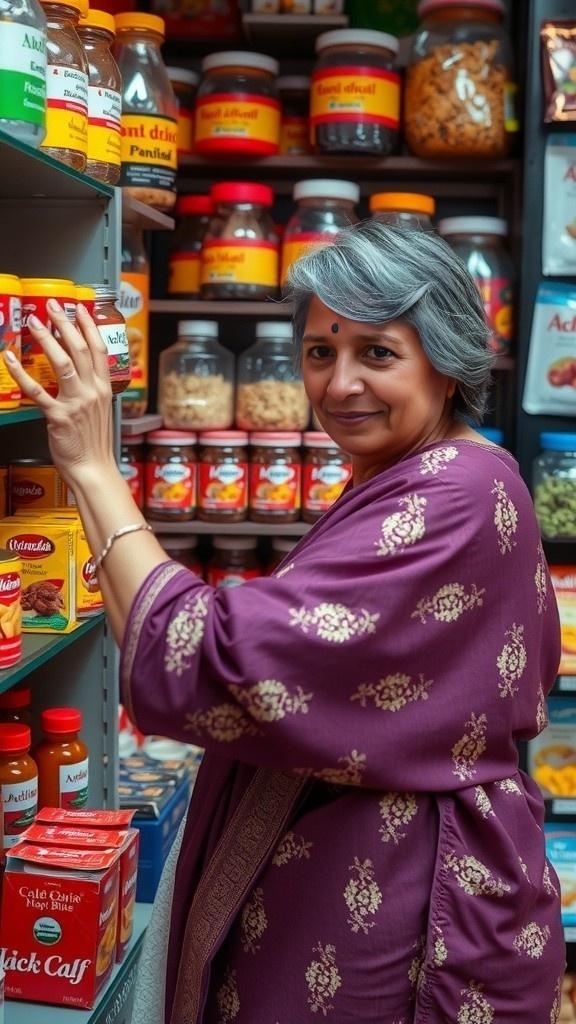 خریداری کا تجربہ: نوجوان لڑکی اور دکاندار کی بات چیت