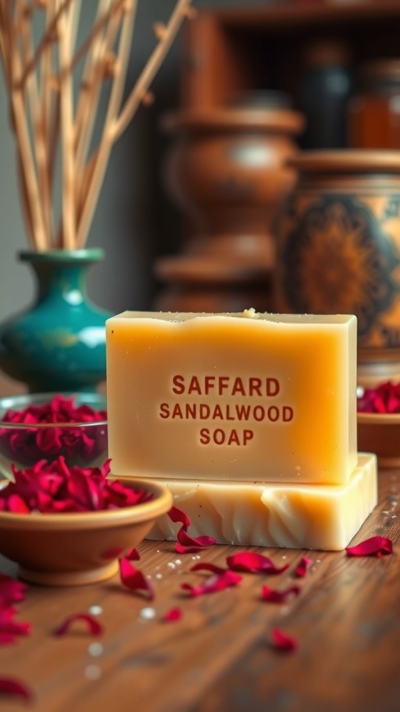 Experience the Luxury of Nakhraj Handmade Kesar Chandan Soap!