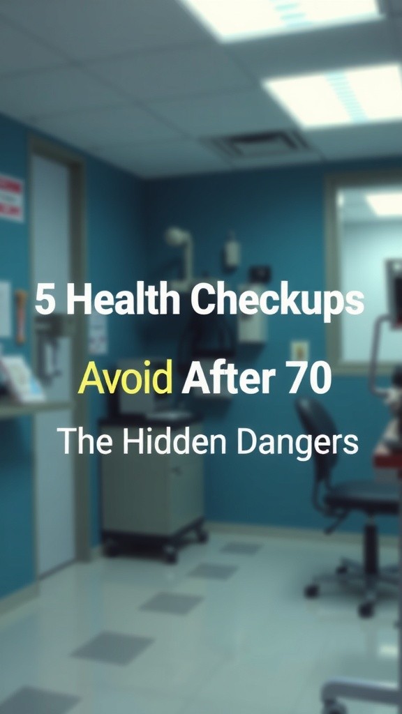 5 Health Checkups Seniors Should Skip After 70
