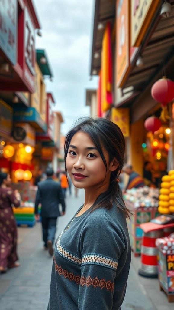 Chinezi Ladki Ka Samose Aur Gol Gappe Ka Mazaa