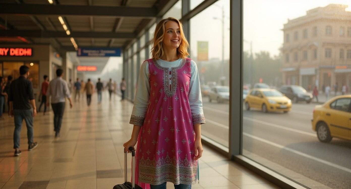 Sara's First Experience with Indian Fashion