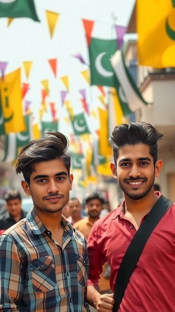 14 اگست کا پاکستان کے جھنڈے کے ساتھ ویڈیو