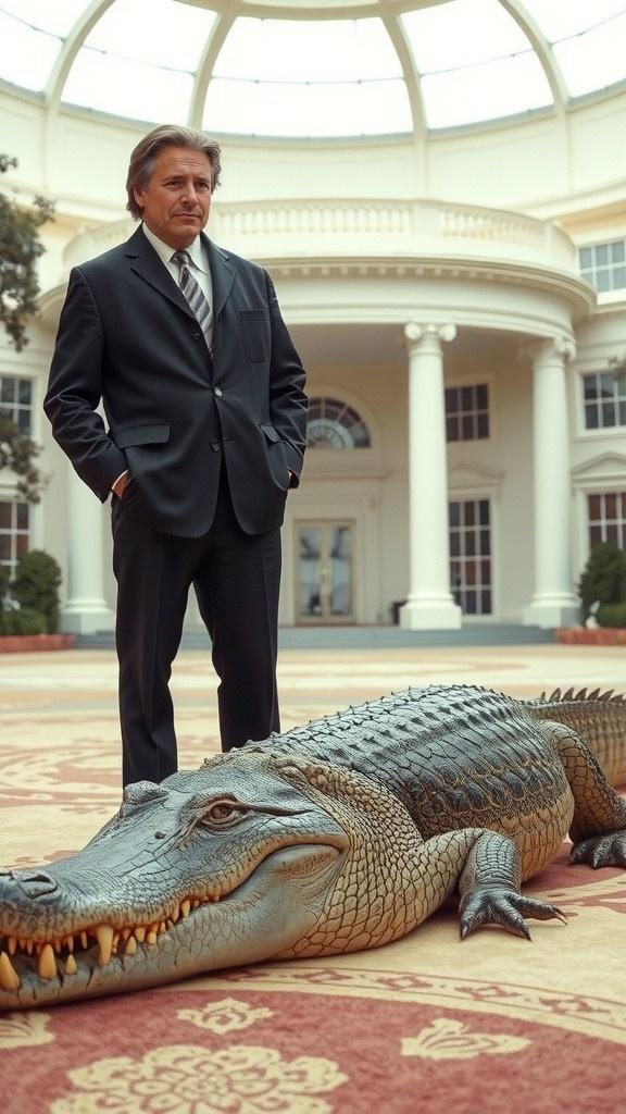 The Alligator in the White House: A President's Unusual Pet