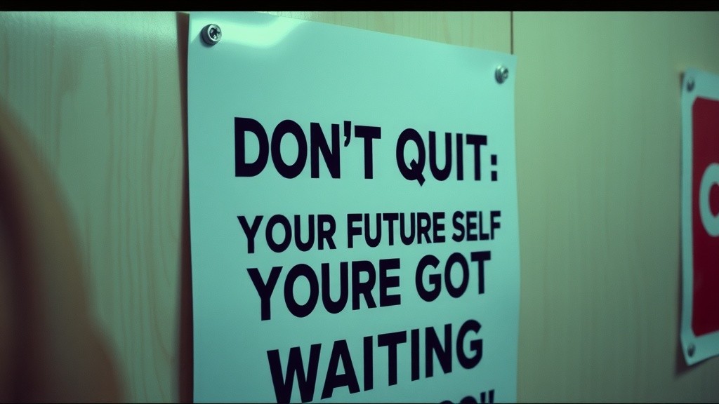 Don't Quit – Your Future Self Awaits!
