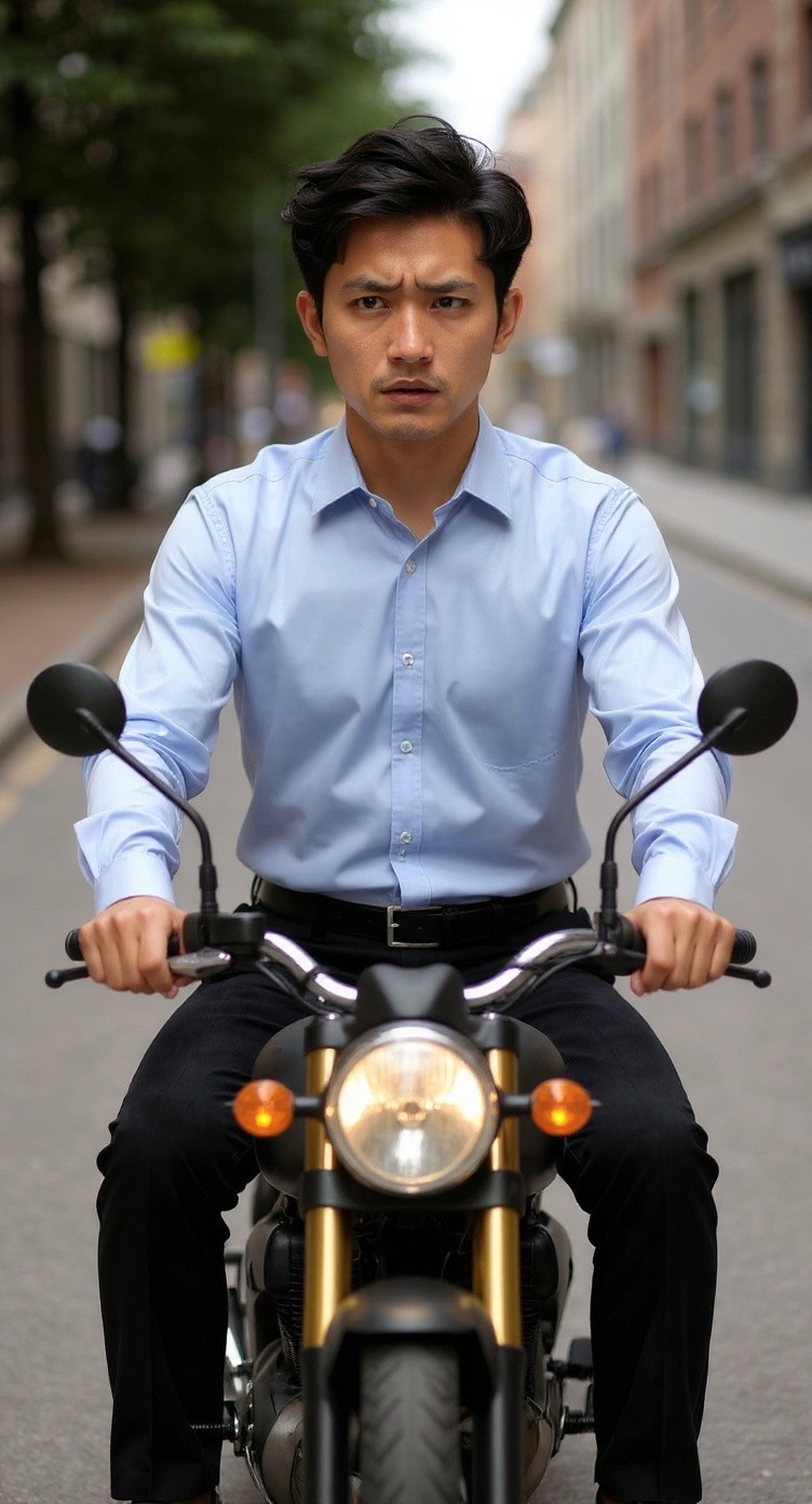 Ojol Dorong Motor Agar Penumpang Cepat Sampai!