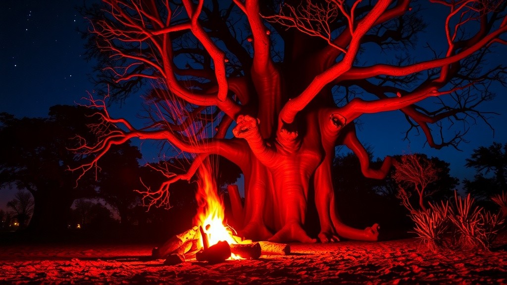 The Cursed Cave and the Baobab Fire