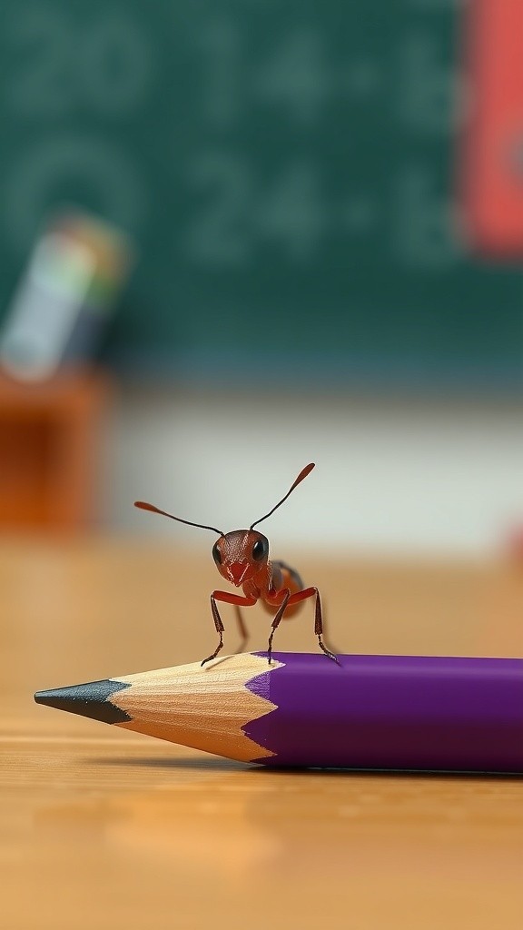 The Ant and the Pencil