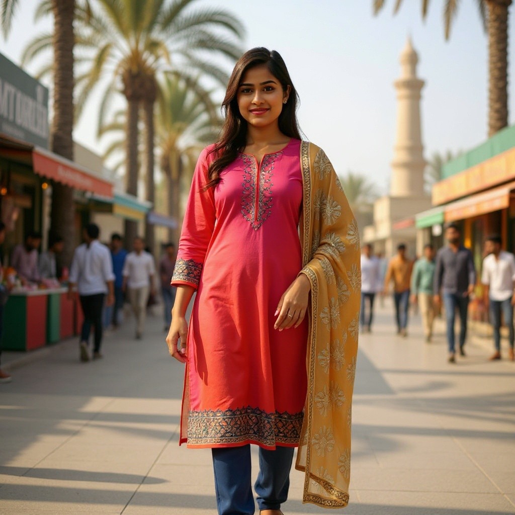 Playful Moments at Minar-e-Pakistan: A Cultural Snapshot